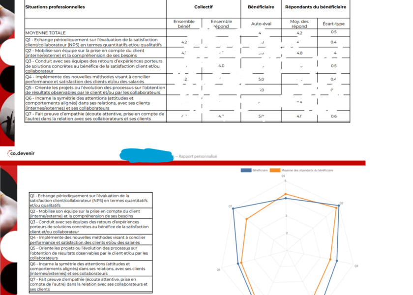 Exemple extrait de rapport